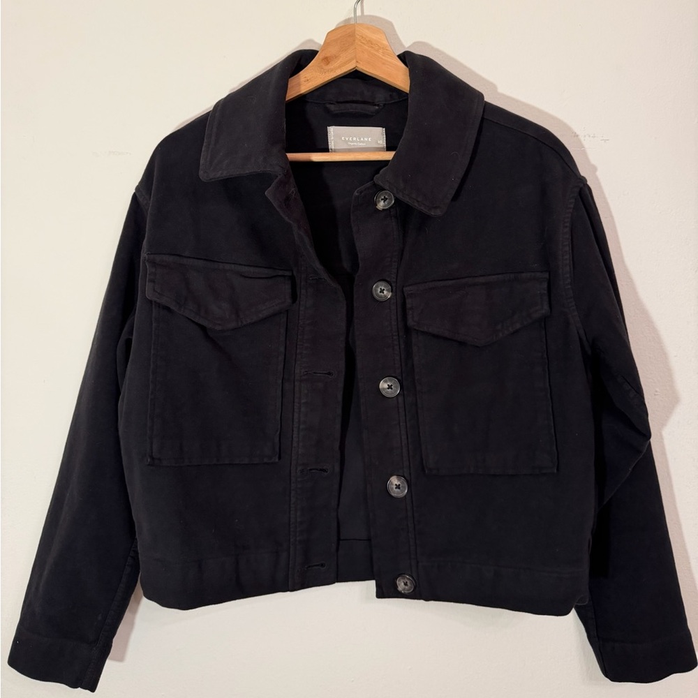 Everlane Cotton Cropped Chore Jacket